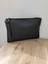 Kadın Siyah Düz El Askılı Portföy Clutch Çanta 1