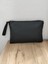 Kadın Siyah Düz El Askılı Portföy Clutch Çanta 3