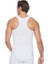 0118 Tutku Erkek Ribana Spor Atlet 6lı Paket Beyaz 1