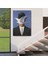 - Melon Şapkalı Adam René Magritte Duvar TABLOSU-6099 4