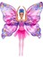 Nessiworld HXJ10 Barbie Kelebek Dansçı Bebek 2