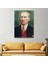 - Atatürk Portre Tablosu Mustafa Kemal Atatürk Dikdörtgen Dekoratif Kanvas Tablo-Cs-69 1