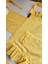 Keten Fırfırlı Bohem Mutfak Önlüğü Sarı 4
