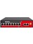 Ztech ZR-1008G 8 Port Poe 2 Uplink Switch (125W) 10/100MBPS Yapay Zeka 125W 1