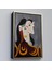 - Çerçeveli Pablo Picasso - Kahverengi Elbiseli Kadının Büst TABLOSU-8086 3