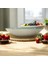 Master Chef Handmade 6lı Porselen 19 cm Çukur Yemek Tabağı - Yeşil 2