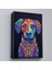 - Çerçeveli Mandala Renkli Köpek TABLO-7545 3