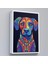 - Çerçeveli Mandala Renkli Köpek TABLO-7545 4