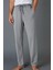 %100 Pamuk 2'li Premium Kumaş Erkek Pijama Altı Beli Relax Fit Lastikli Ipli Cepli Terletmez Esnek Siyah-Gri Rahat Kesim Regular Eşofman Paket 3