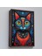 - Çerçeveli Pablo Picasso Tarzı - Soyut Renkli Kedi TABLO-7512 2