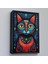 - Çerçeveli Pablo Picasso Tarzı - Soyut Renkli Kedi TABLO-7512 3