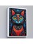 - Çerçeveli Pablo Picasso Tarzı - Soyut Renkli Kedi TABLO-7512 4