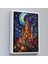 - Çerçeveli Modern Peri Masalı Kanaviçe Vitray Kale TABLOSU-7983 1