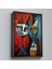 - Çerçeveli Pablo Picasso Tarzı - Soyut Renkli Kedi TABLO-7370 1