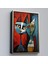 - Çerçeveli Pablo Picasso Tarzı - Soyut Renkli Kedi TABLO-7370 2