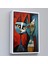 - Çerçeveli Pablo Picasso Tarzı - Soyut Renkli Kedi TABLO-7370 4