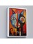 - Çerçeveli Pablo Picasso Tarzı - Soyut Renkli Kedi TABLO-7371 4