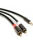 MF-AC11-3M 2 Rca - 3.5mm Stereo Ses Kablosu 3m 2