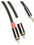 MF-AC11-3M 2 Rca - 3.5mm Stereo Ses Kablosu 3m 4