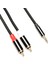 MF-AC11-3M 2 Rca - 3.5mm Stereo Ses Kablosu 3m 5