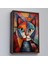 - Pablo Picasso Tarzı - Soyut Renkli Kedi TABLO-7375 2