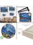 - Çerçeveli Vincent Van Gogh - Yıldızlı Geceler Tablo - Starry NIGHT-7172 5