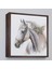 - Çerçeveli Beyaz At TABLOSU-8363 2