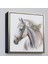 - Çerçeveli Beyaz At TABLOSU-8363 3