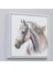 - Çerçeveli Beyaz At TABLOSU-8363 4