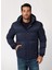 Lacivert Erkek Mont M4BL21WGJ42G7V2 Stretch Puffa Jacke 2