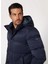 Lacivert Erkek Mont M4BL21WGJ42G7V2 Stretch Puffa Jacke 3