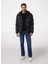 Siyah Erkek Mont M4BL21WGJ42JBLK Stretch Puffa Jacke 1