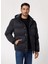 Siyah Erkek Mont M4BL21WGJ42JBLK Stretch Puffa Jacke 2