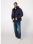 Lacivert Erkek Mont M4BL21WGJ42G7V2 Stretch Puffa Jacke 1