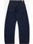 JILL Barrel Fit Rinse Koyu İndigo Kadın Jean Pantolon 7