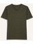 %100 Pamuk Slim Fit Dar Kesim V Yaka Basic Düz Kısa Kollu Tişört M7668AZ25SP 1