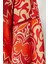Moda Dokuma Regular Kalıp Crop V Yaka Standart Kol Shally Basic Etnik Desen Kimono Kaftan 5