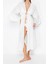 Moda Dokuma Oversize Kalıp Uzun Şal Yaka Standart Kol Shally Basic Düz Desen Kimono Kaftan 3