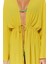 Moda Dokuma Oversize Kalıp Uzun Şal Yaka Standart Kol Shally Basic Düz Desen Kimono Kaftan 5