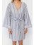 Moda Dokuma Oversize Kalıp Uzun V Yaka Normal Kol Ipliği Boyalı Flamlı Pam Basic Kimono Kaftan 1