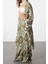 Moda Dokuma Rahat Kalıp Regular Kruvaze Standart Kol Mesh Basic Düz Desen Kimono Kaftan 2