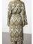 Moda Dokuma Rahat Kalıp Regular Kruvaze Standart Kol Mesh Basic Düz Desen Kimono Kaftan 5