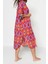 Moda Dokuma Rahat Kalıp Regular Gömlek Yaka Standart Kol Vual Basic Etnik Desen Kimono Kaftan 3