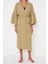 Moda Örme Regular Kalıp Uzun V Yaka Büzgülü/fırfırlı Kol Müslin Basic Düz Desen Kimono Kaftan 1