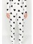 Tarz Rahat Uzun Kollu Boru Paça Pamuklu Kalpli Örme Pijama Takımı 5
