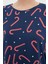 Tarz Rahat Uzun Kollu Boru Paça Pamuklu Yılbaşı Temalı Örme Pijama Takımı 3