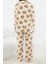 Tarz Rahat Uzun Kollu Geniş Paça Animal Wellsoft Örme Pijama Takımı 4