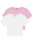 Moda 2li Paket Crop Yumuşak Esnek Rahat Örme Bluz 1