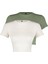 Moda 2li Paket Crop Yumuşak Esnek Rahat Örme Bluz 1
