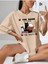 Kadın / Kız Toprak Oversize T-Shirt If The Book Baskılı 1